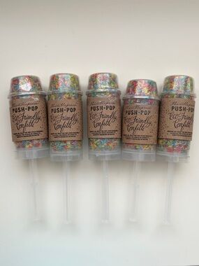 Push-pop confetti celebration birthday wedding graduation eco friendly baby